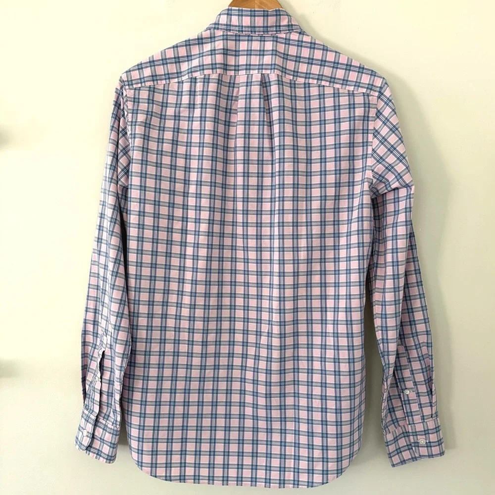 J. Crew NWT Cool-Max Button-Up Shirt – Size Small Soft Stretch Performance Plaid